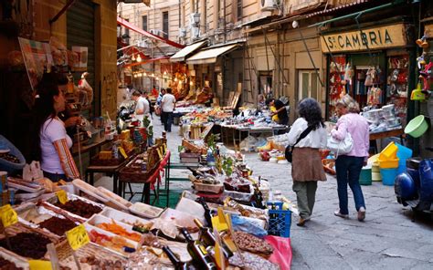 palermo city sicily shopping.